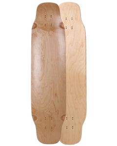 Top mount longboard skateboard shape